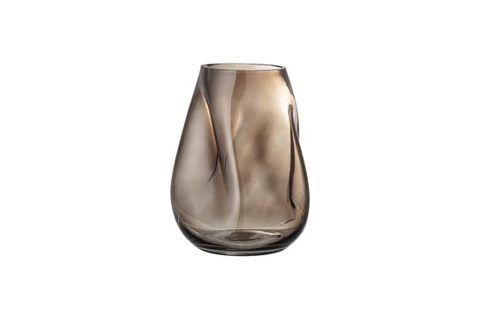 Vase brun en verre Ingolf