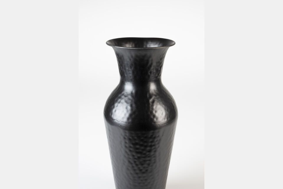 Vase en acier noir 40 cm Dunja - 8