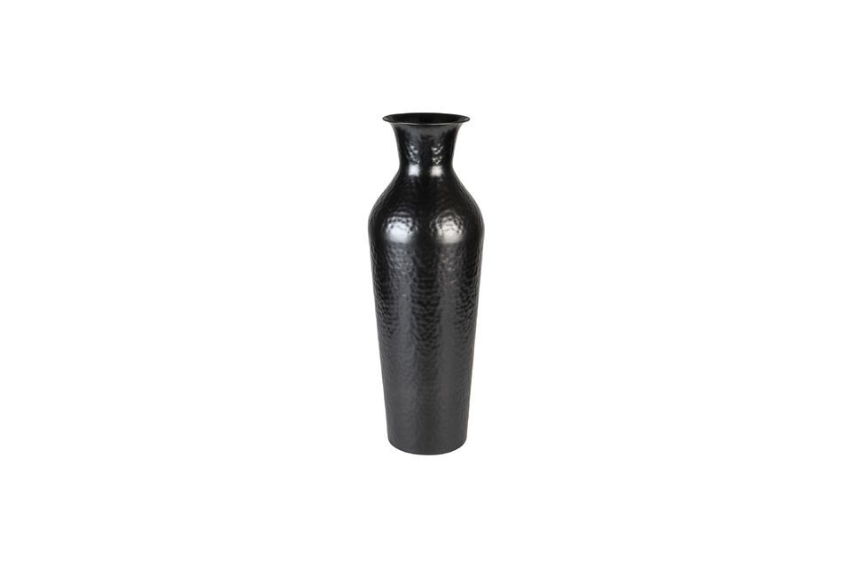 Vase en acier noir 56 cm Dunja White Label