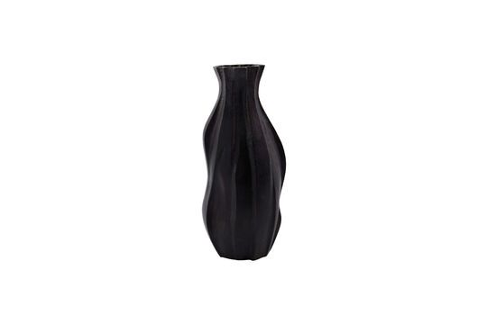 Vase en aluminium laiton noir Buddy Détouré