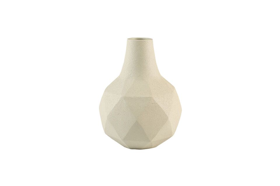 Vase en aluminum beige 16 cm Bloom Zuiver