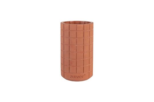 Vase en béton brun 26 cm Fajen Détouré