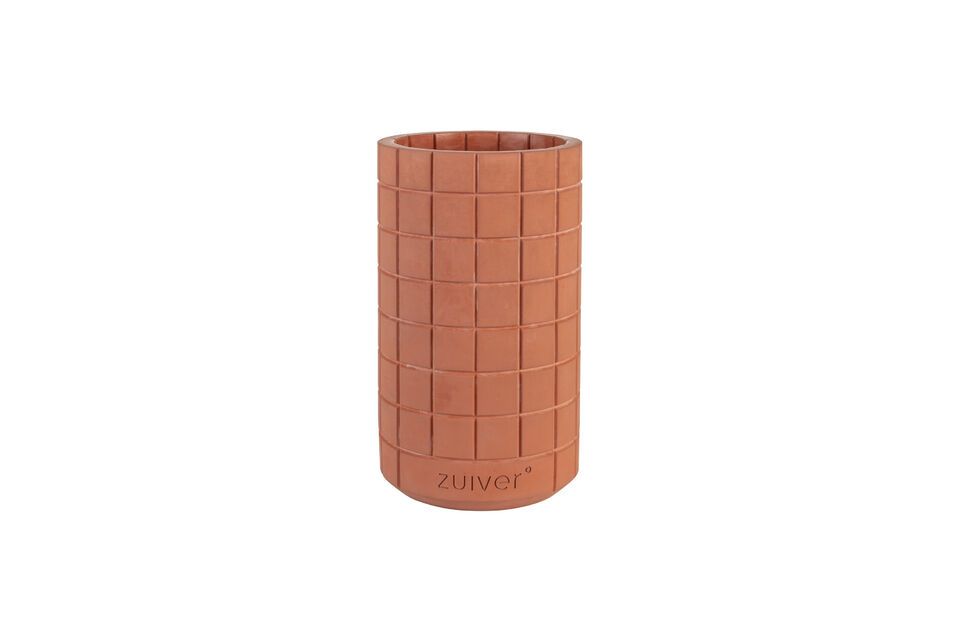 Vase en béton brun 26 cm Fajen Zuiver