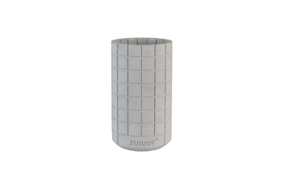 Vase en béton gris 26 cm Fajen Zuiver