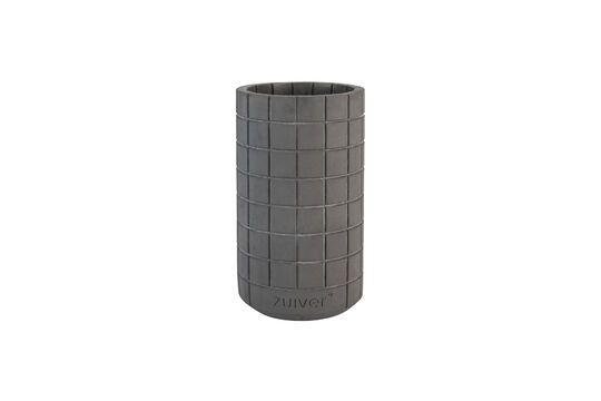 Vase en béton gris foncé 26 cm Fajen Détouré