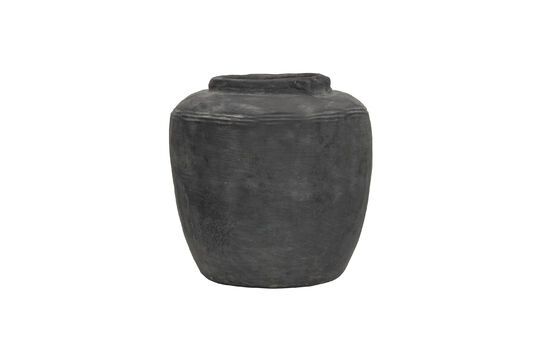 Vase en béton gris foncé Rustik Détouré