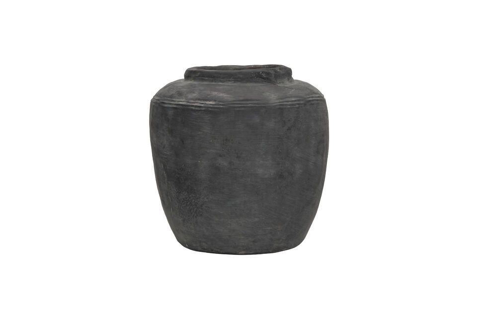 Vase en béton gris foncé Rustik House Doctor