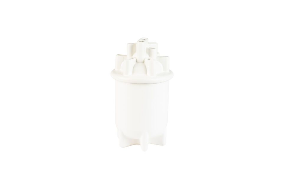 Vase en céramique blanc 36 cm Bassin - 14