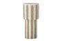 Miniature Vase en grès beige H28,5 Awah Détouré