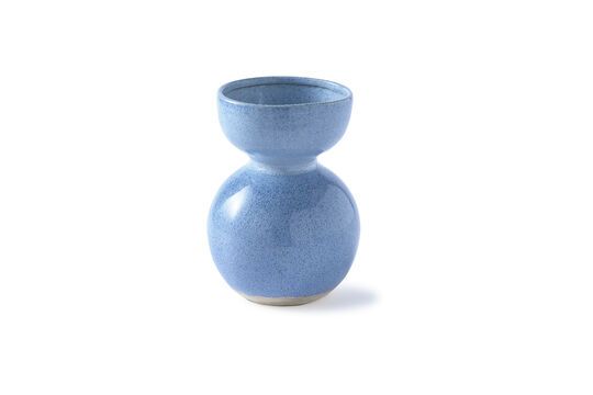 Vase en grès bleu clair h45cm Boolb Détouré