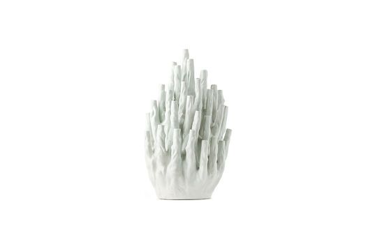 Vase en porcelaine blanc h60cm Coral Détouré