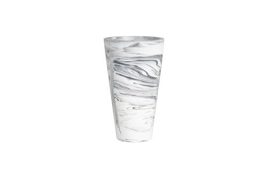 Vase en résine gris 25 cm Conic Détouré