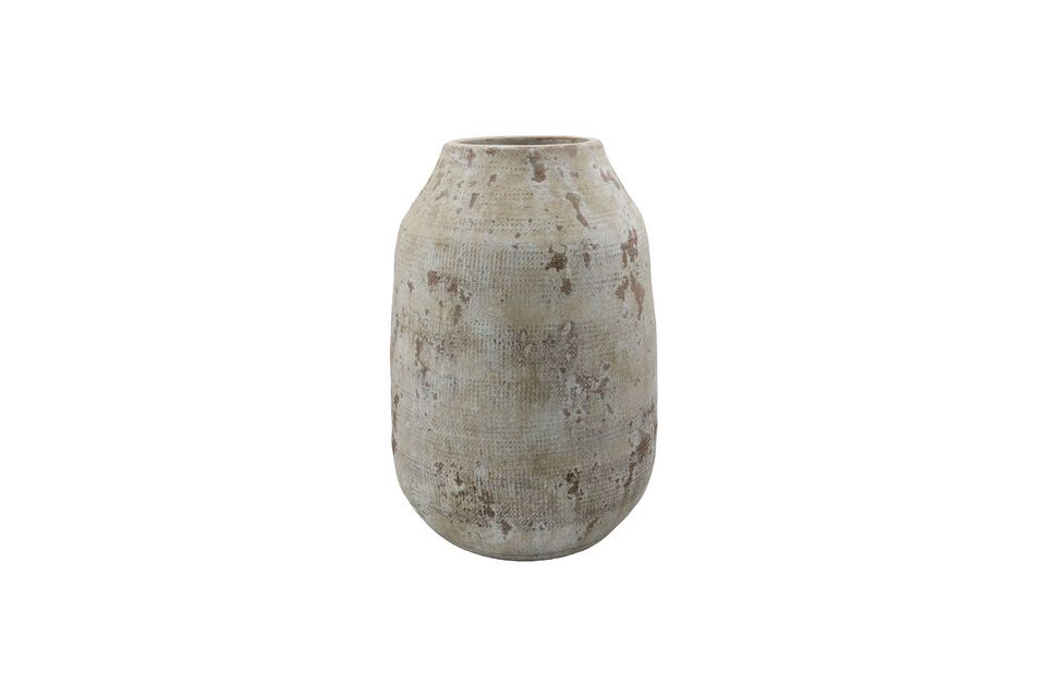 Vase en terre cuite beige Hafe House Doctor