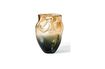 Miniature Vase en verre ambre Collision  1