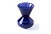 Miniature Vase en verre bleu foncé h40cm Thick neck 2