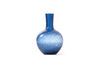 Miniature Vase en verre bleu foncé h57cm Cracked 3