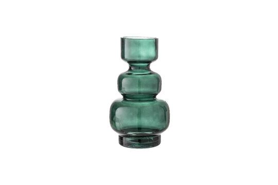 Vase en verre Johnson vert