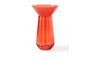 Miniature Vase en verre orange h45cm Long neck Détouré