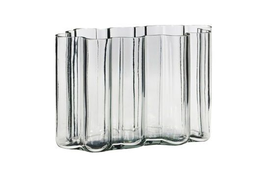 Vase en verre transparent Umber