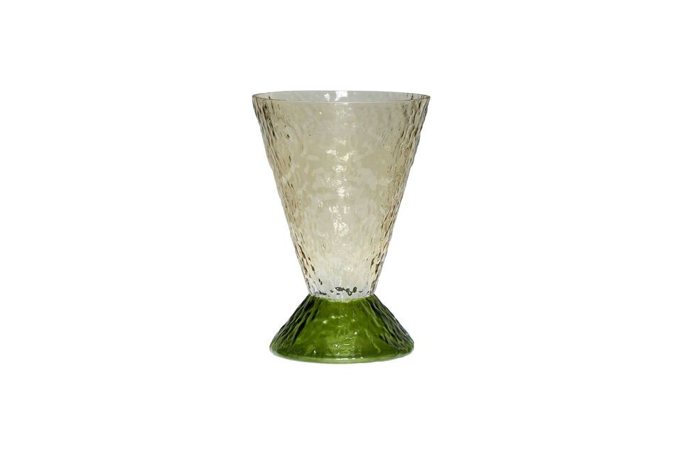 Vase en verre vert Abyss - 4