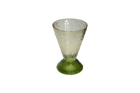 Vase en verre vert Abyss Détouré