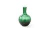 Miniature Vase en verre vert foncé h32cm Cracked 1