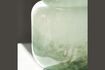 Miniature Vase en verre vert Mint 3