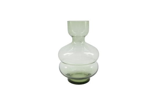 Vase en verre vert Organi Détouré