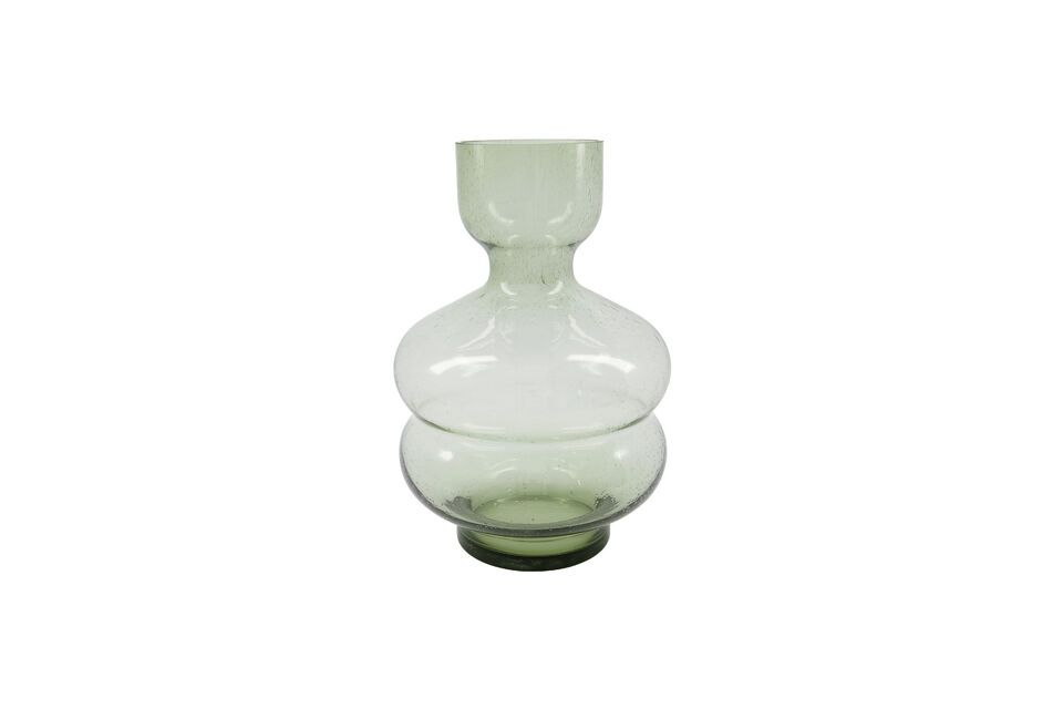 Vase en verre vert Organi House Doctor