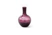 Miniature Vase en verre violet foncé h32cm Cracked 3