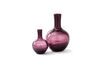 Miniature Vase en verre violet foncé h50cm Cracked 4