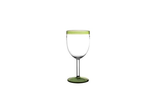 Verre à vin en verre vert Tarifa Détouré