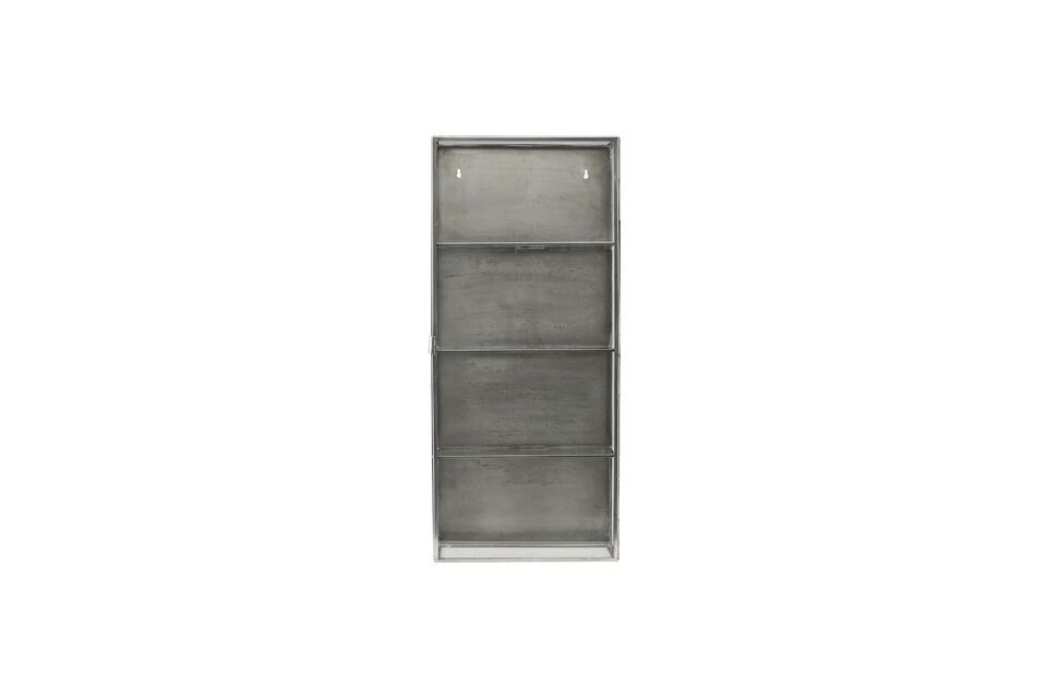 Vitrine en acier gris Glass House Doctor