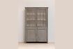 Miniature Vitrine en bois gris Cheverny 1