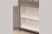 Miniature Vitrine en bois gris Cheverny 3