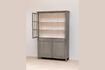 Miniature Vitrine en bois gris Cheverny 6